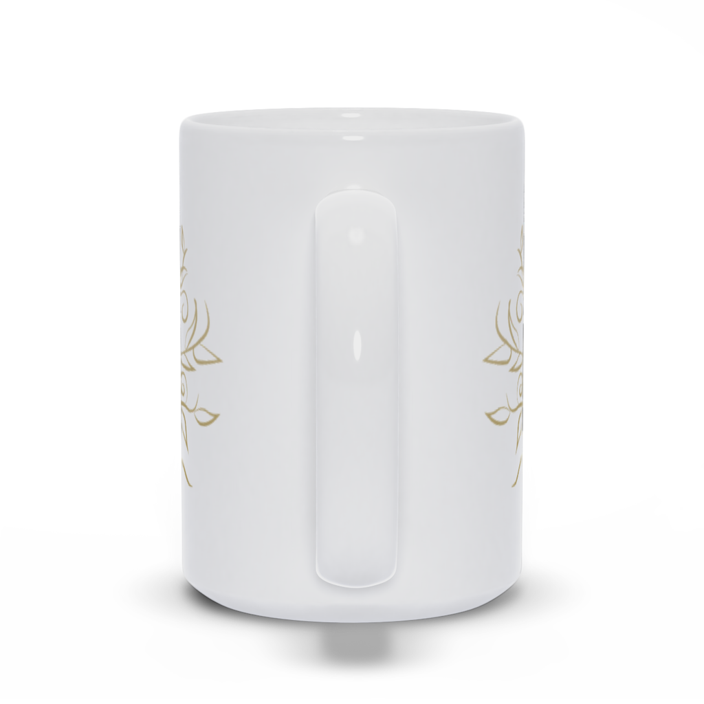 Personalized Coffee Mug with White Bird