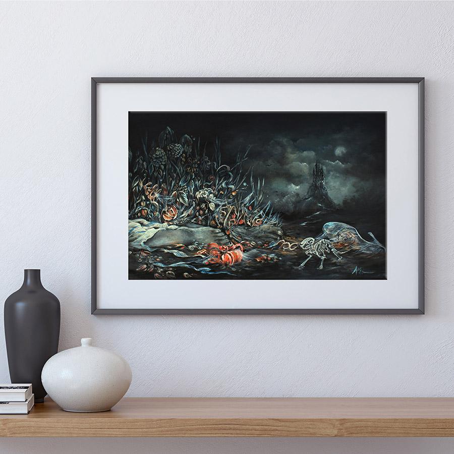 Fairytale Art Cinderella Art Print "An Apologue As Torn Asunder"