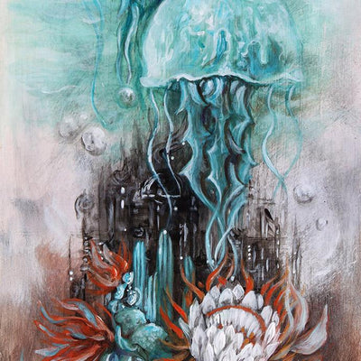 Fantasy Art Whimsical Jellyfish