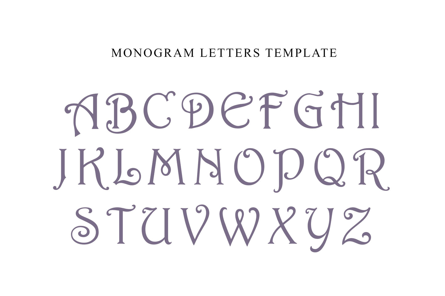 monogram letters