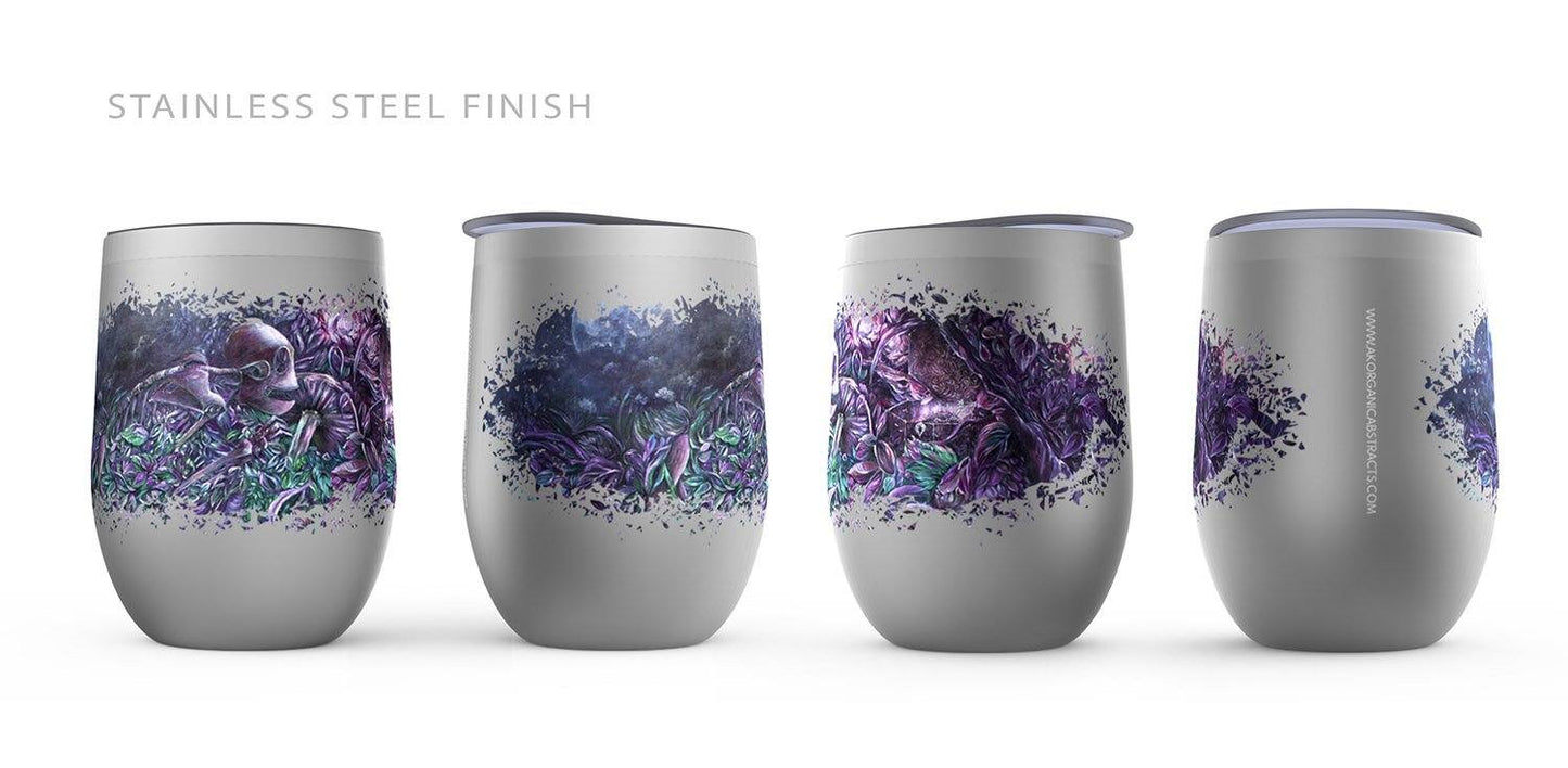 Pandora's Folly Wine Tumbler drinkware AK Organic Abstracts
