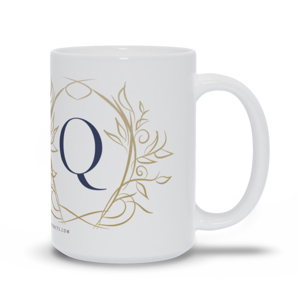 Personalized Coffee Mug with White Bird