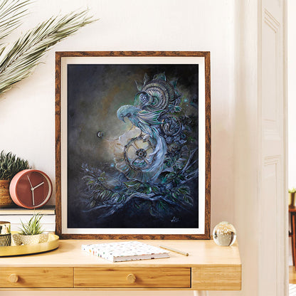 Dark Fairytale Steampunk Bird