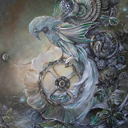 Dark Fairytale Steampunk Bird