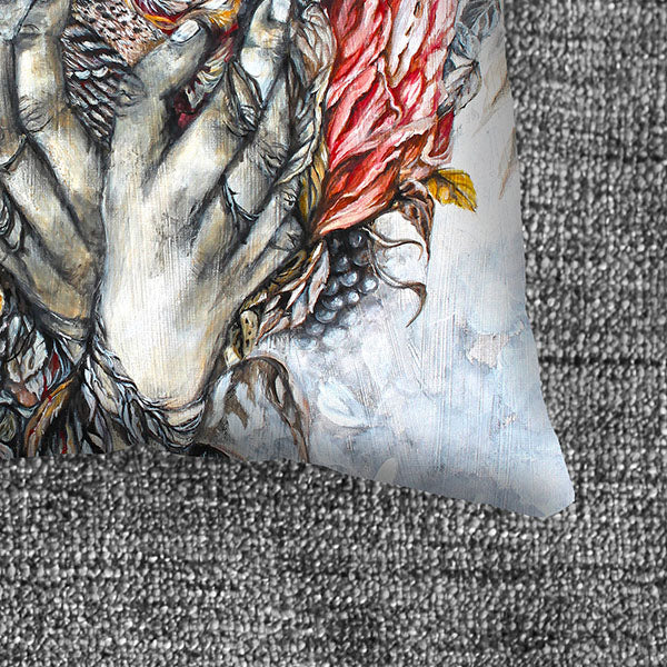 close up of outdoor pillow
