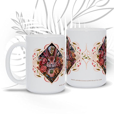 Ceramic Coffee Mug with Banny & Jade drinkware AK Organic Abstracts 