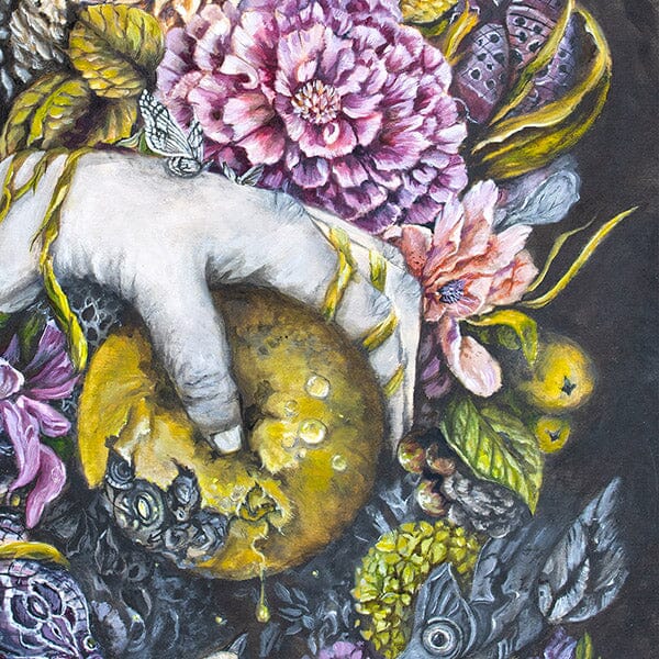 Steampunk Forbidden Apple Fantasy Art Print prints AK Organic Abstracts 