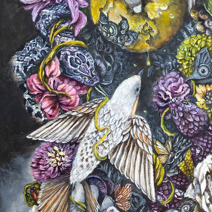 Steampunk Forbidden Apple Fantasy Art Print prints AK Organic Abstracts 