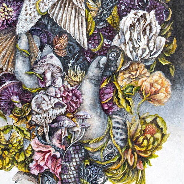 Steampunk Forbidden Apple Fantasy Art Print prints AK Organic Abstracts 