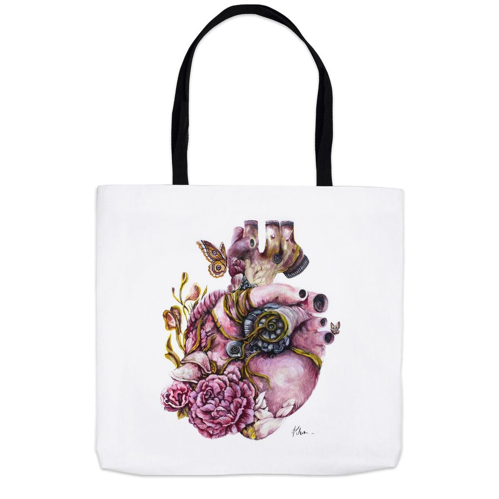 Durable tote with woven handles