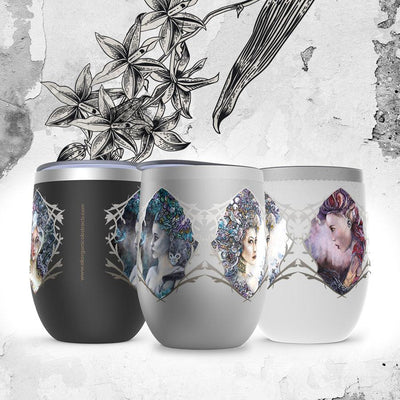 The Goddess Collection Wine Tumbler drinkware AK Organic Abstracts 